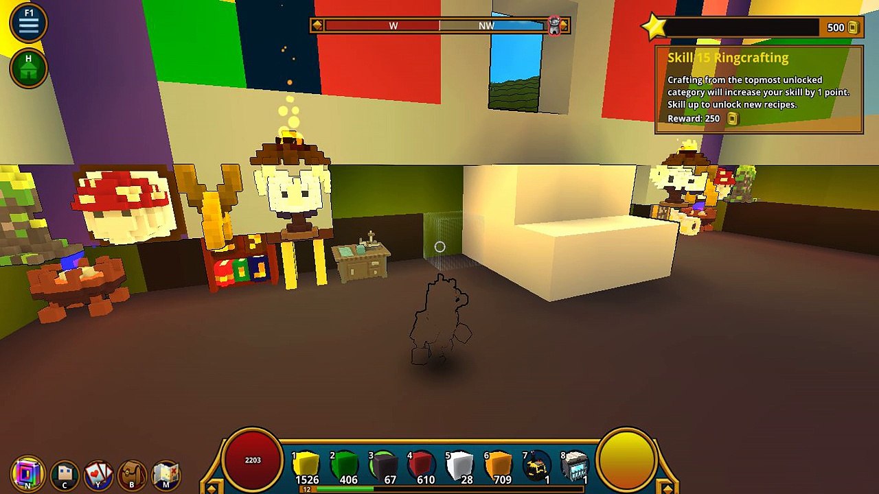 Trove Placing Ringcrafting Bench and Loot Collector