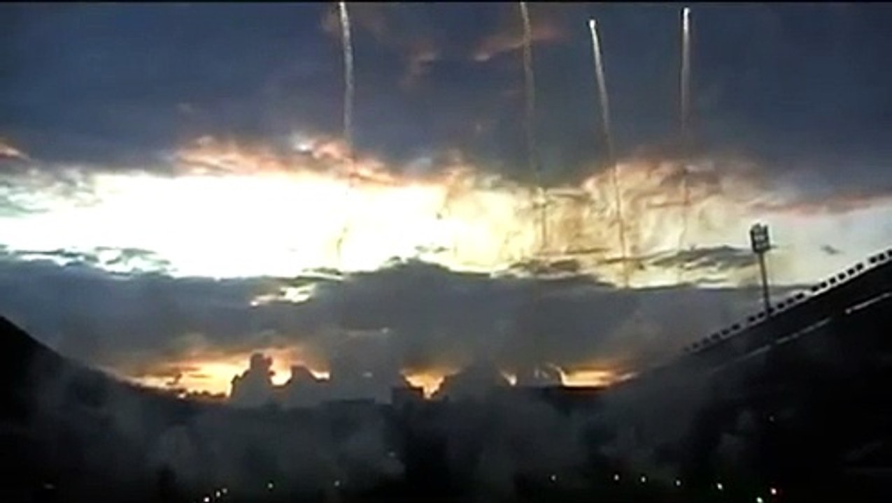 Invignings fyrverkeri för Gothia cup 2009/ Launching the fireworks for the Gothia Cup 2009