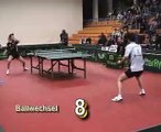 la jugada  mas larga del mundo (tenis de mesa)