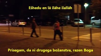 EZAN poziv k molitvi, Ljubljana, Slovenija