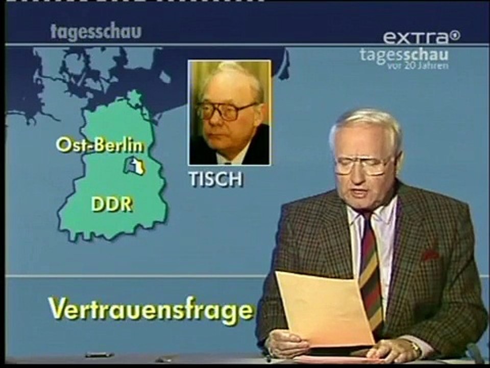 Tagesschau vom 30. Oktober 1989