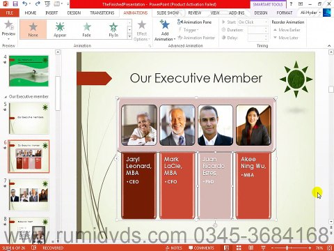 Ms Power Point 2013 in urdu tutorials Adding Animation in Object