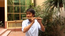 [Flute] Chào em cô gái lam h ng - Sáo trúc Mão Mèo