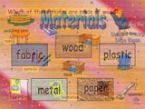 Materials - Fabric Plastic Wood Metal Paper