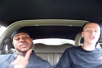 Machine Gun Kelly freestyling a whole song in the car w Youngblood