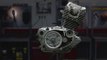 Timelapse of motorcycle engine being sanded away 1mm at a time
