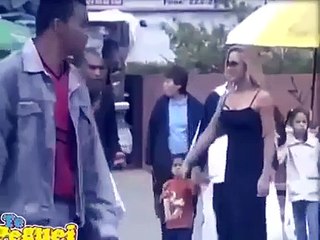 Girl harassing married men prank