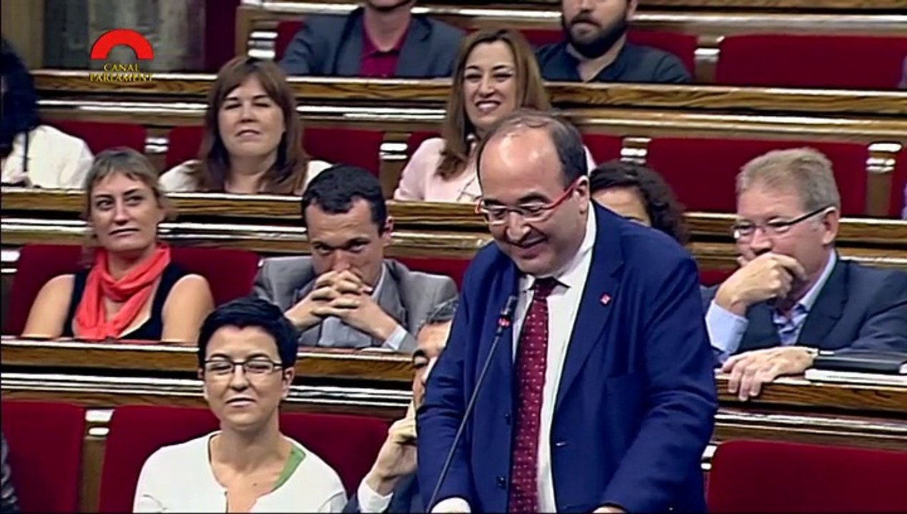 Comiat de Miquel Iceta (PSC) al parlament