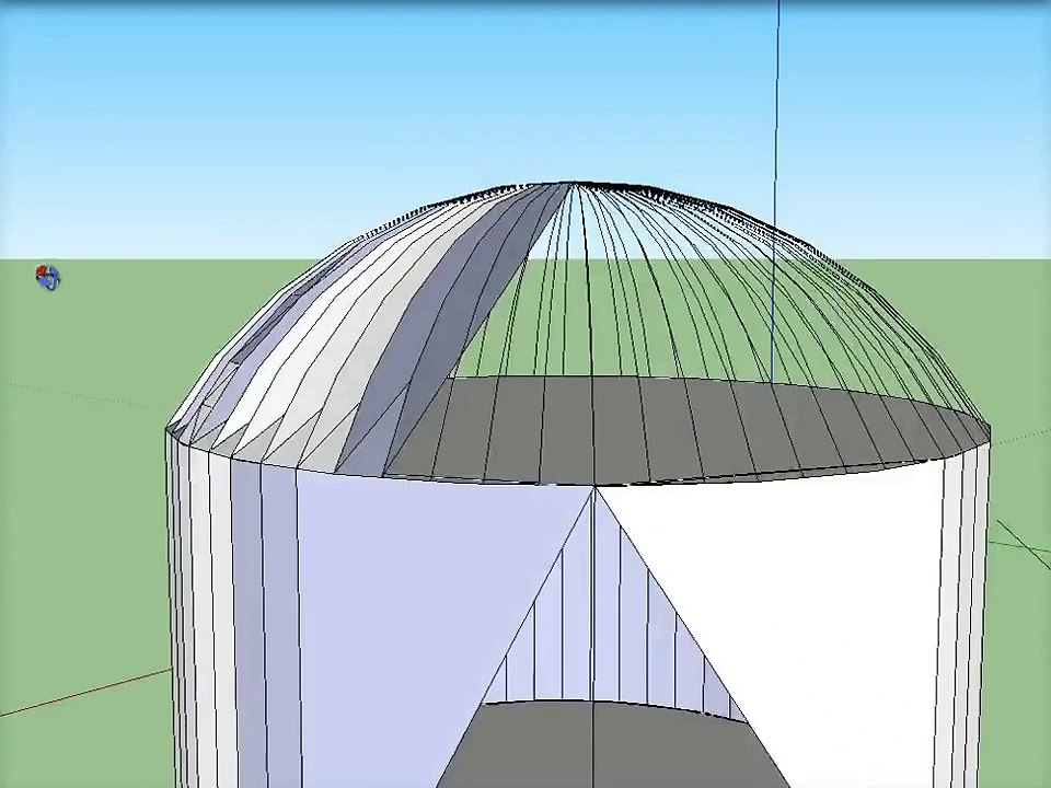How to make a Dome in Sketchup