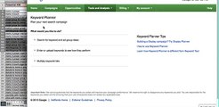 Google AdWords Keyword Planning Tutorial
