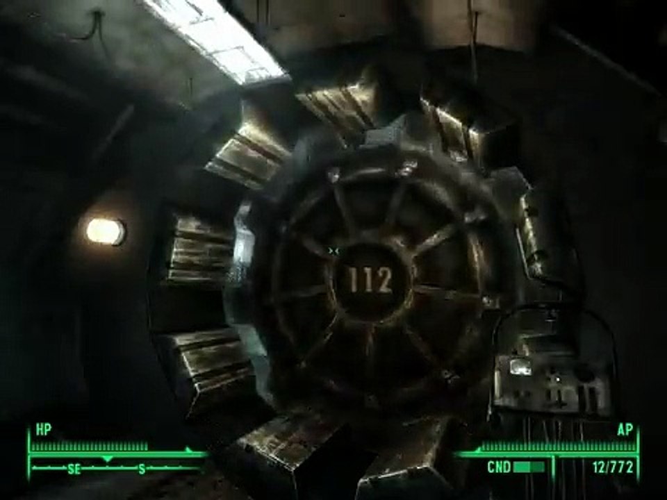 Fallout 3 Ingame - Entering Vault 112