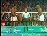 Earnie Shavers talks with Larry Holmes