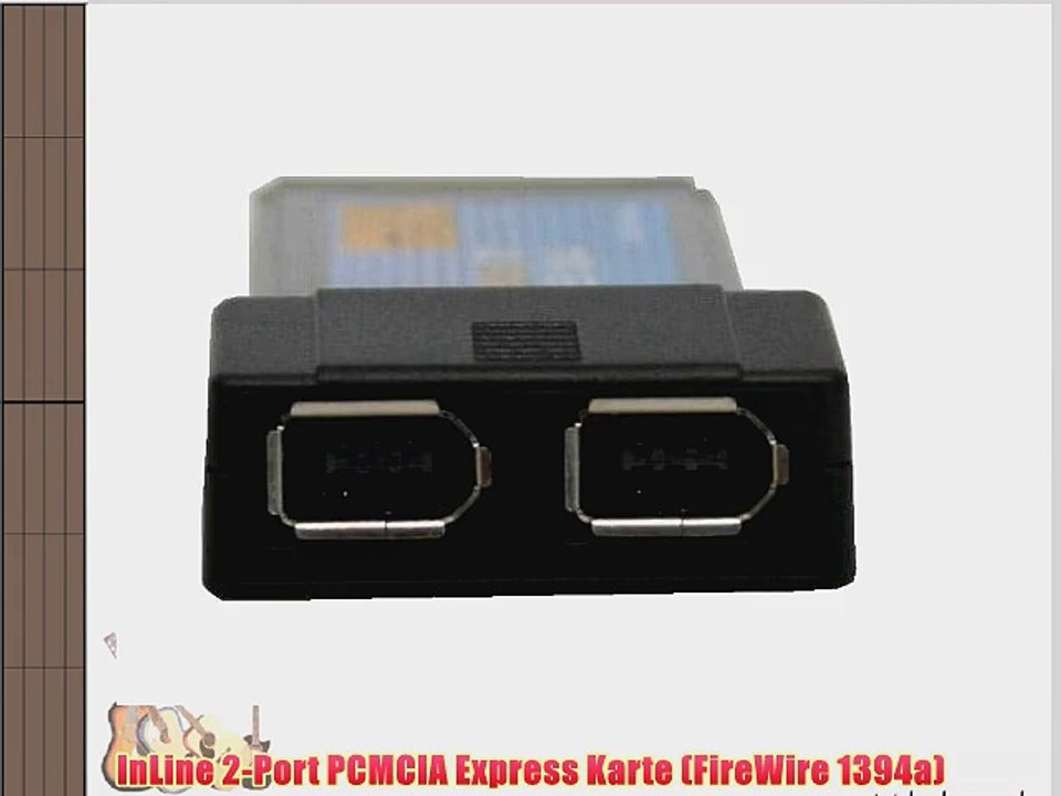 InLine 2-Port PCMCIA Express Karte (FireWire 1394a)