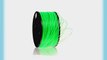 Supremery PLA Filament 1.75mm  1kg Filament Transparent Gr?n - 3D Drucker Filament f?r MakerBot