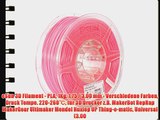 eSun 3D Filament - PLA 1Kg 175 / 300 mm - Verschiedene Farben Druck Tempe. 220-260? f?r 3D