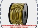 JET - PLA 1.75mm filament 1kg (=2.2lbs) on Spool for 3D Printing (28 colors) (Olive)