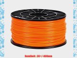 NuNus PLA Filament 1kg f?r 3D Drucker MakerBot RepRap MakerGear Ultimaker uvm. (orange 3.00mm)