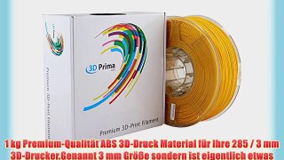 PrimaABS? Filament f?r 3D Drucker - ABS - 3mm - 1 kg spool - Gold
