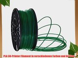 PLA Filament f?r 3D Drucker Printer 175mm 30mm je 1KG verschiedene Farben (Green Sea 1.75mm)