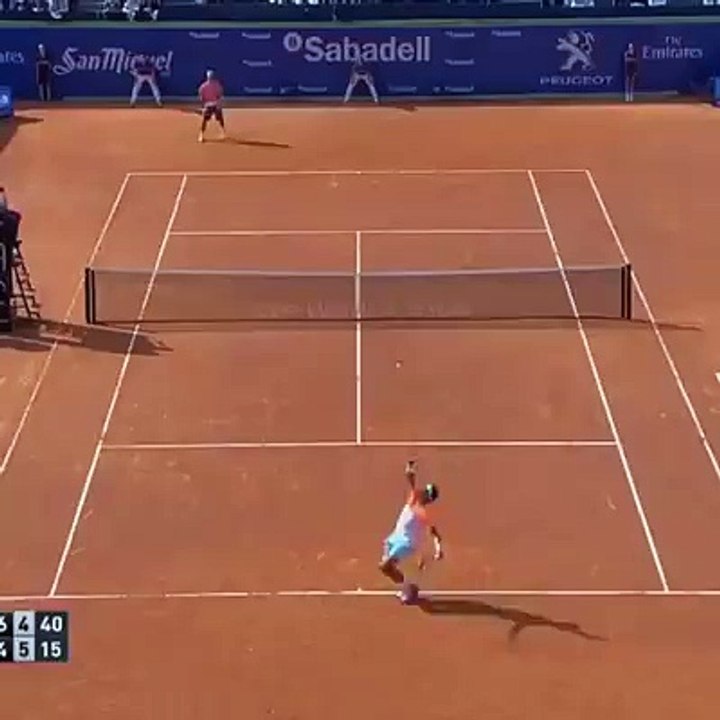 Cool shot from Fognini