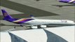 Bangkok-Chiang Mai with A340-600 Thai Airways