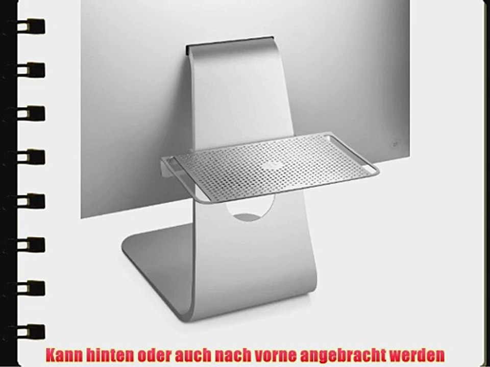 BackPack 3 - Verstellbare Ablage aus Stahl f?r iMac und Apple Displays