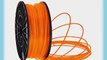 PLA Filament f?r 3D Drucker Printer 175mm 30mm je 1KG verschiedene Farben (Neon Orange 1.75mm)