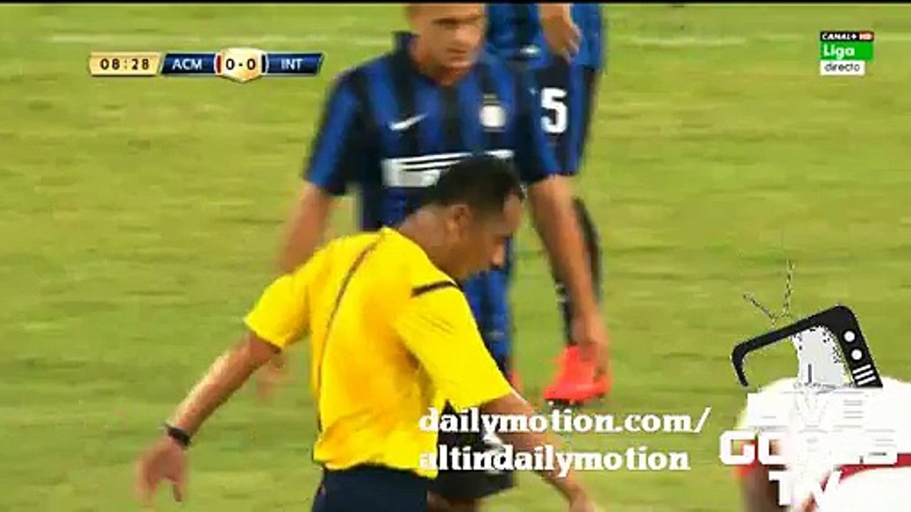 Andrea Poli Gets injured AC MILAN 0-0 INTER MILAN HD