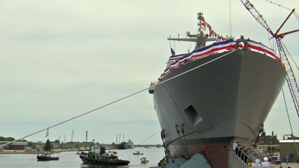 LCS 9 Little Rock Side Launch Freedom-Class
