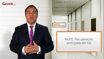 Mypes: ¿Cómo funciona la recuperación anticipada del IGV?