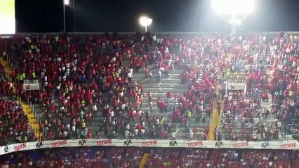 Pelea en las gradas del estadio de Veracruz