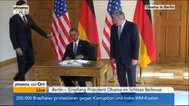 Joachim Gauck empfängt Barack Obama - VOR ORT vom 19.06.2013