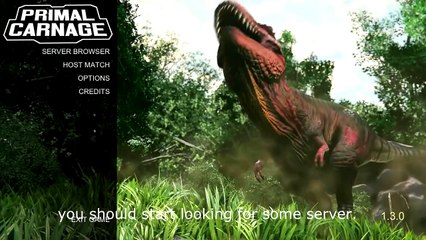 Hitler plays Primal Carnage