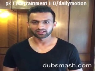 Shoaib Malik New DUBSMASH video with Amir Khan Boxer, Faryal Makhdoom  'Bajrangi Bhaijaan' Dialogue