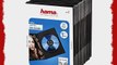 Hama Slim DVD-H?lle (auch passend f?r CDs und Blu-rays extra schmal mit Folie zum Einstecken