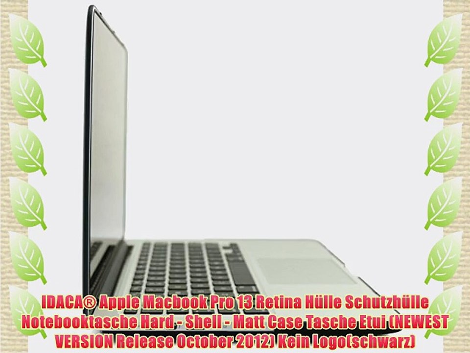 IDACA? Apple Macbook Pro 13 Retina H?lle Schutzh?lle Notebooktasche Hard - Shell - Matt Case