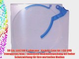 50 Stk. EJECTOR e-slimcase - Kickout Case f?r 1 CD/DVD transparent/blau / Innovative Medienverpackung