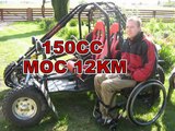 Quadriplegic Driver  Tetraplegia buggy 150 drift, gokart, tetraplegik,