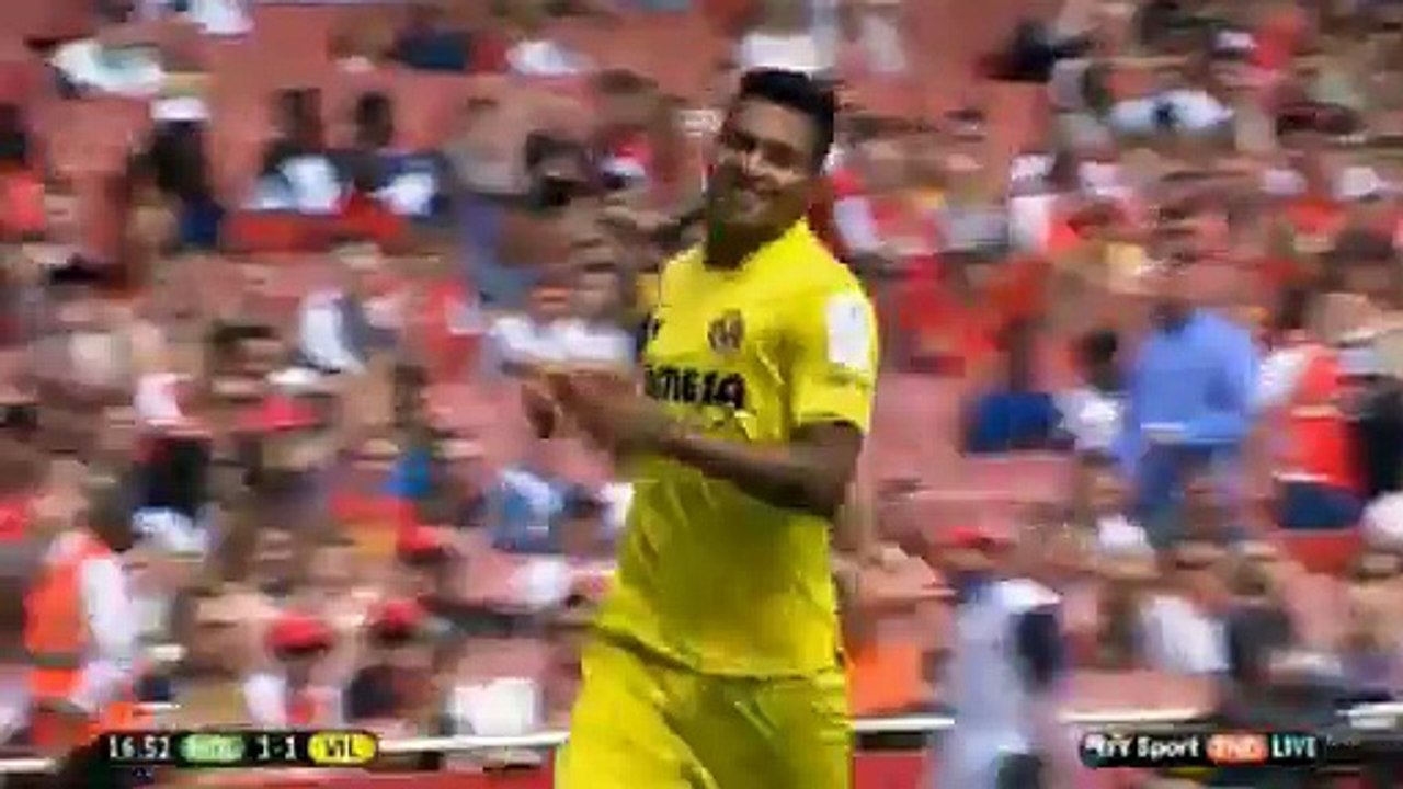 Matias Nahuel great Goal Wolfsburg 1 - 2 Villarreal Emirates Cup 2015