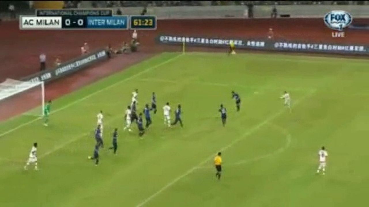 Mexes Incredible Volley GOAL | AC MILAN 1 - 0 INTER MILAN 2015 HD
