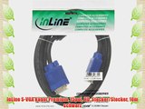 InLine S-VGA Kabel Premium 15pol HD Stecker/Stecker 10m schwarz