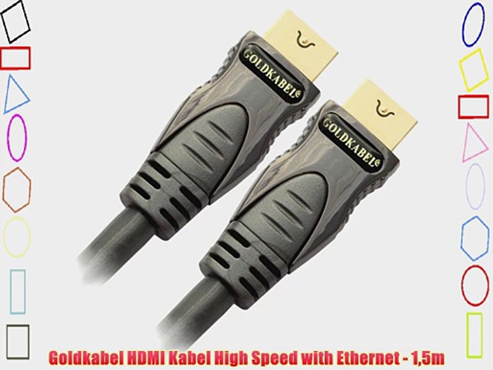 Goldkabel HDMI Kabel High Speed with Ethernet - 15m