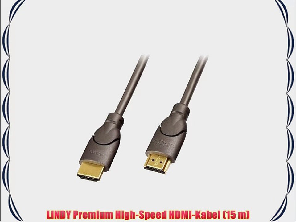 LINDY Premium High-Speed HDMI-Kabel (15 m)