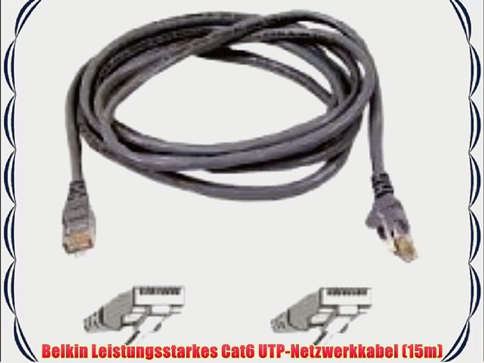 Belkin Leistungsstarkes Cat6 UTP-Netzwerkkabel (15m)