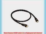 Black Connect HDMI kabel 25 m Highspeed mit Ethernet