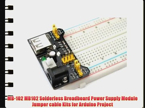 MB-102 MB102 Solderless Breadboard Power Supply Module Jumper cable Kits for Arduino Project
