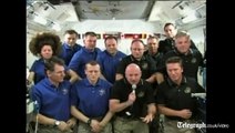 Pope Benedict calls International Space Station astronauts