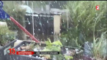 Intempéries : de violents orages ont éclaté dans l'est de la France