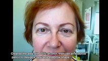 Permanent Makeup - Eyebrow Feathering tutorial : Before & After - Lisa Zhang