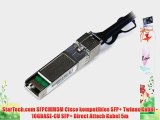 StarTech.com SFPCMM5M Cisco kompatibles SFP  Twinax Kabel - 10GBASE-CU SFP  Direct Attach Kabel